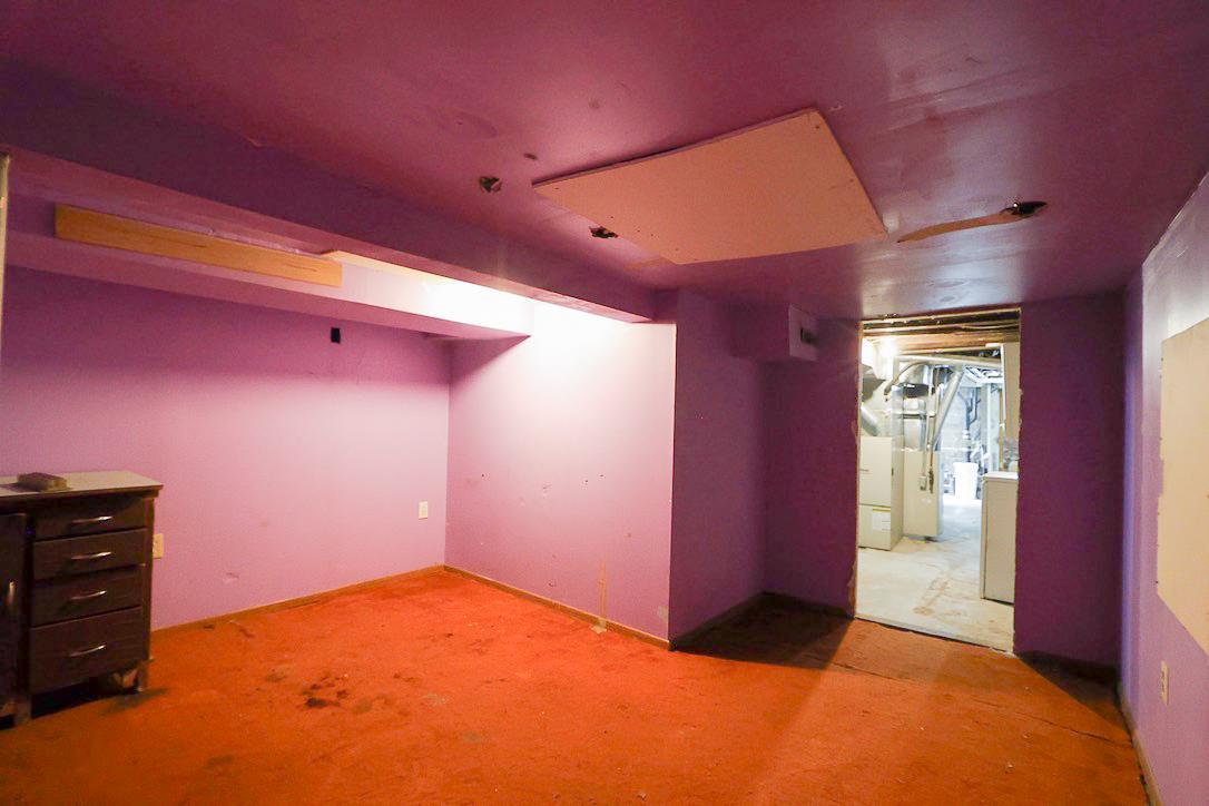 Bonus room in the basement