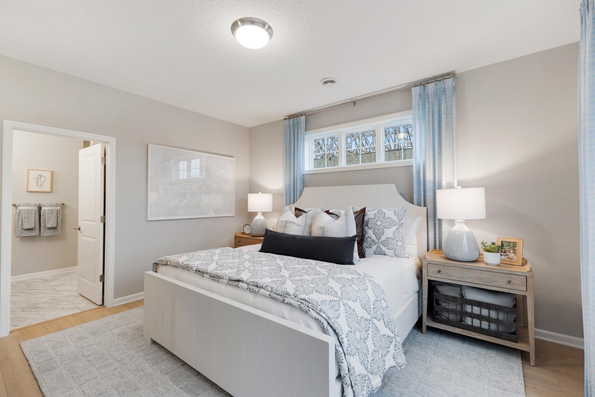 Owners Bedroom - Picture of Model Home.