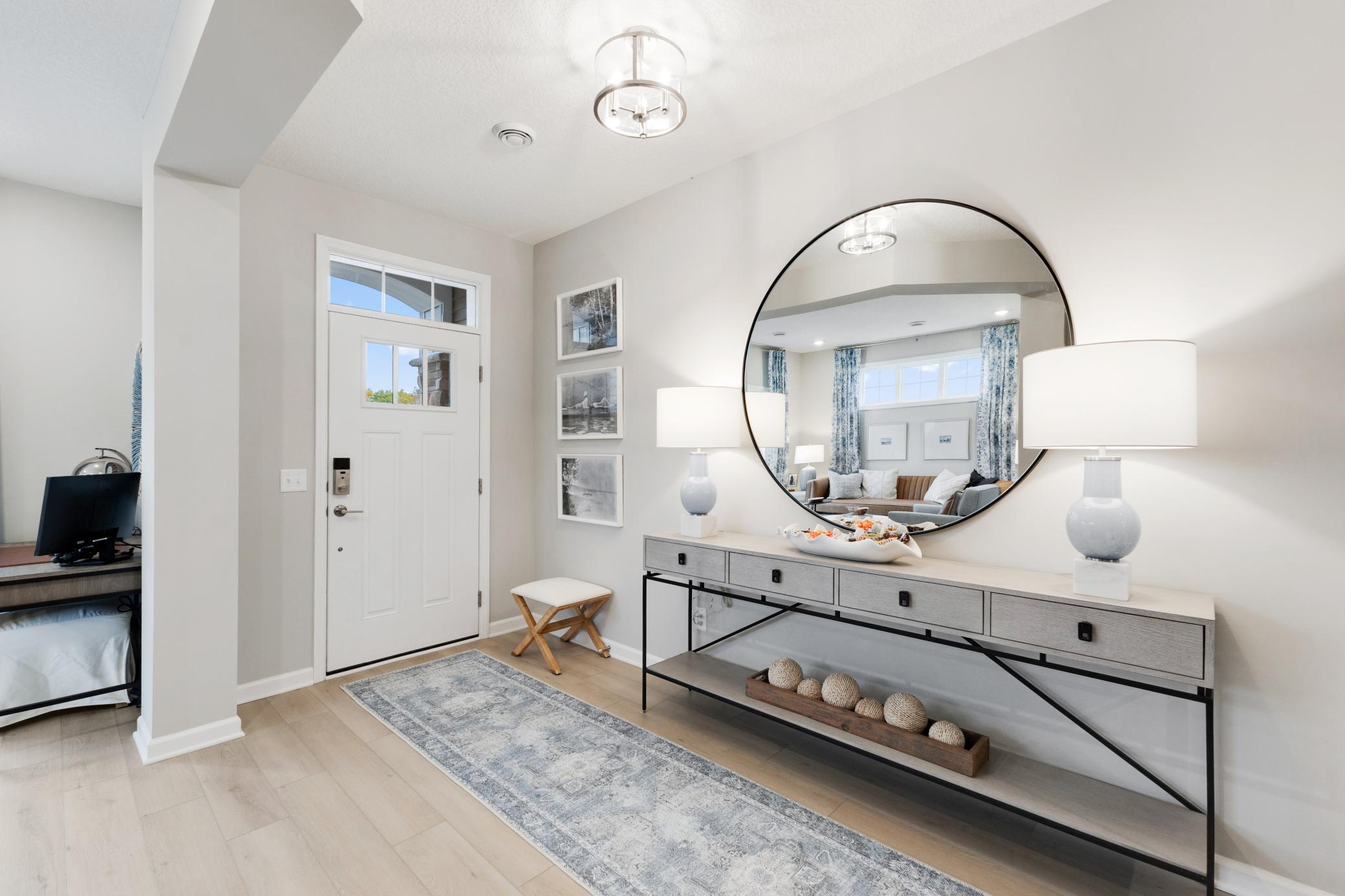 Entryway - Picture of Model Home.