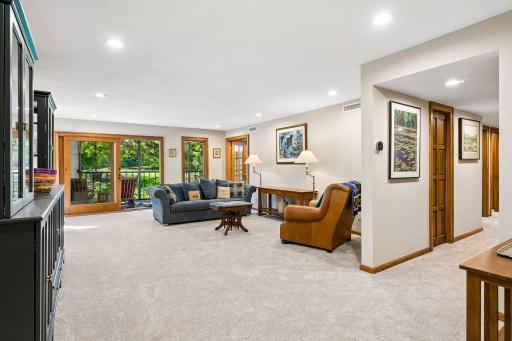 Living room overlooking the beautiful landscape. Few other units have a view like this one.
