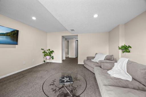 A flexible hangout area with outdoor flow and extra storage just steps away.