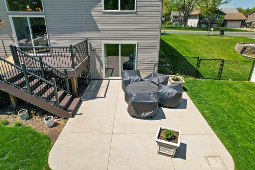 Walkout access from the family room leads directly to the patio.