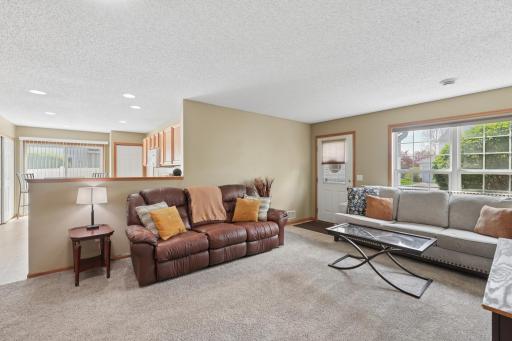 From the front entry your welcomed into the well spaced living area with large windows.