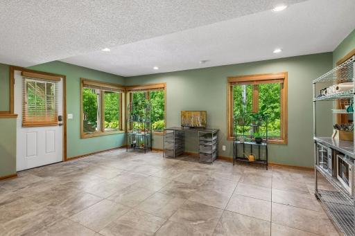 Large walkout lower-level family room. Also, a great option for generational living / mother-in-law apartment. This space is ADA accessible