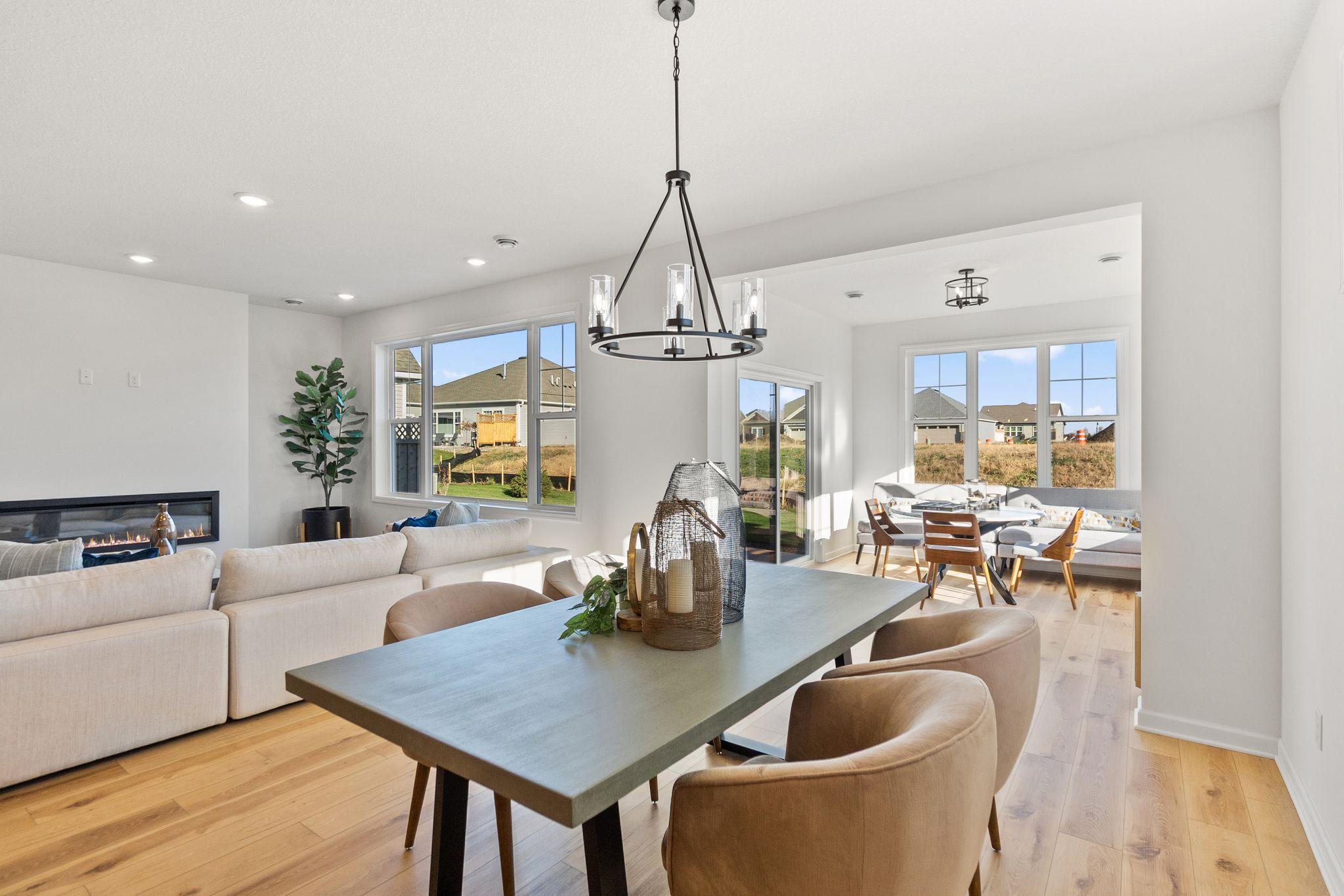 Dining area representational photo.