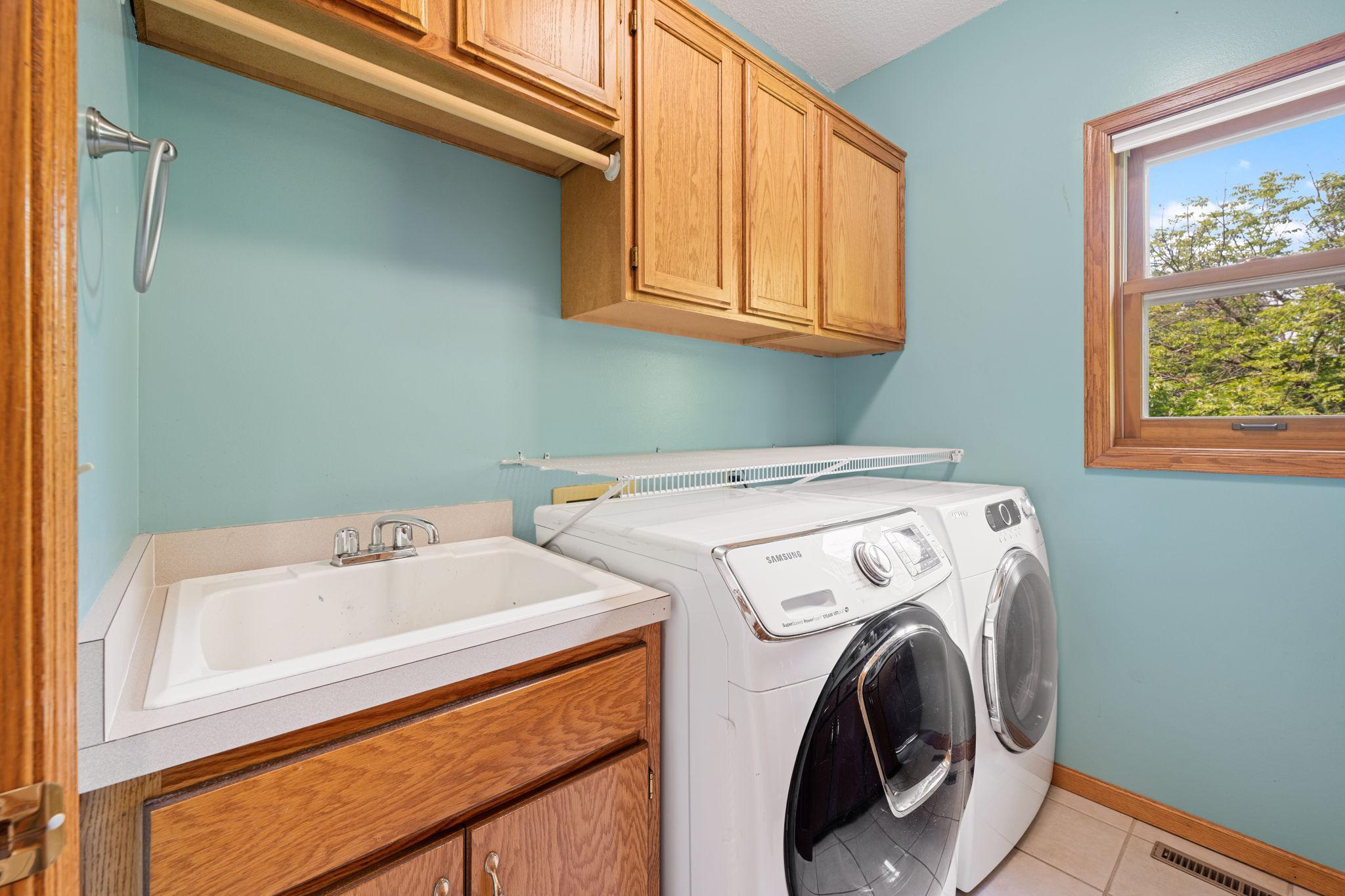 Main level laundry is a must!