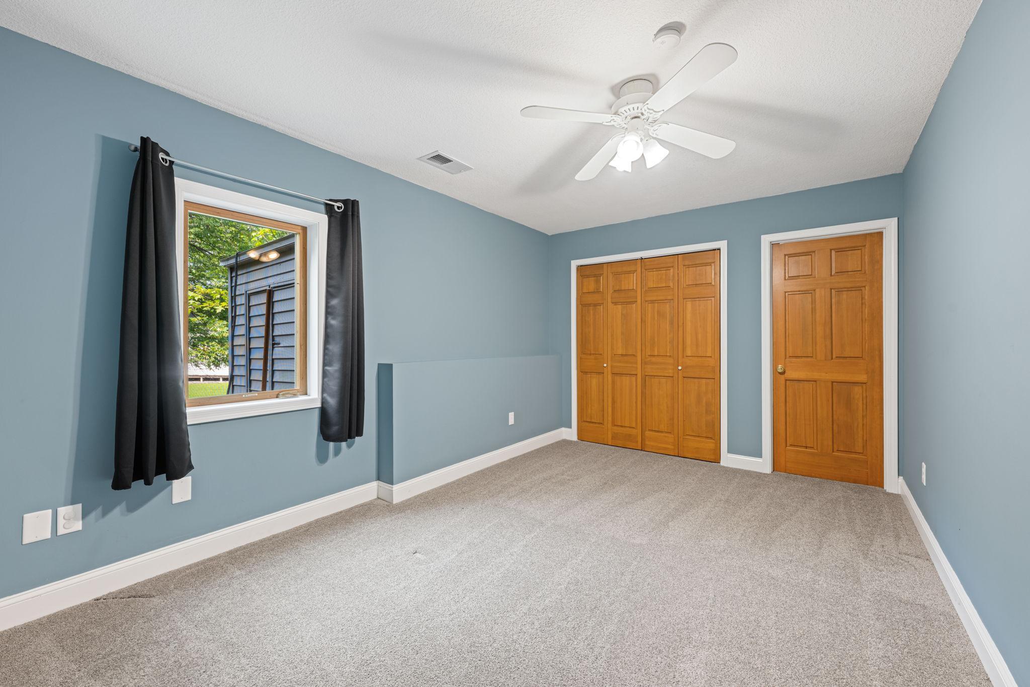 The large lower level bedroom & 3/4 bath are great for guests!