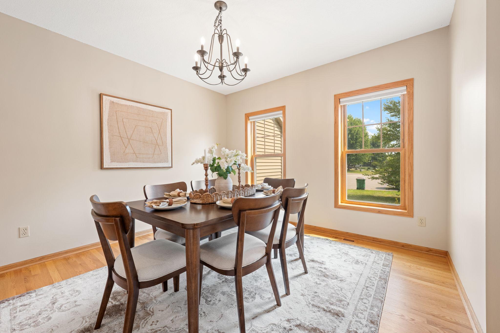 Imagine hosting holiday dinners in your formal dining room
