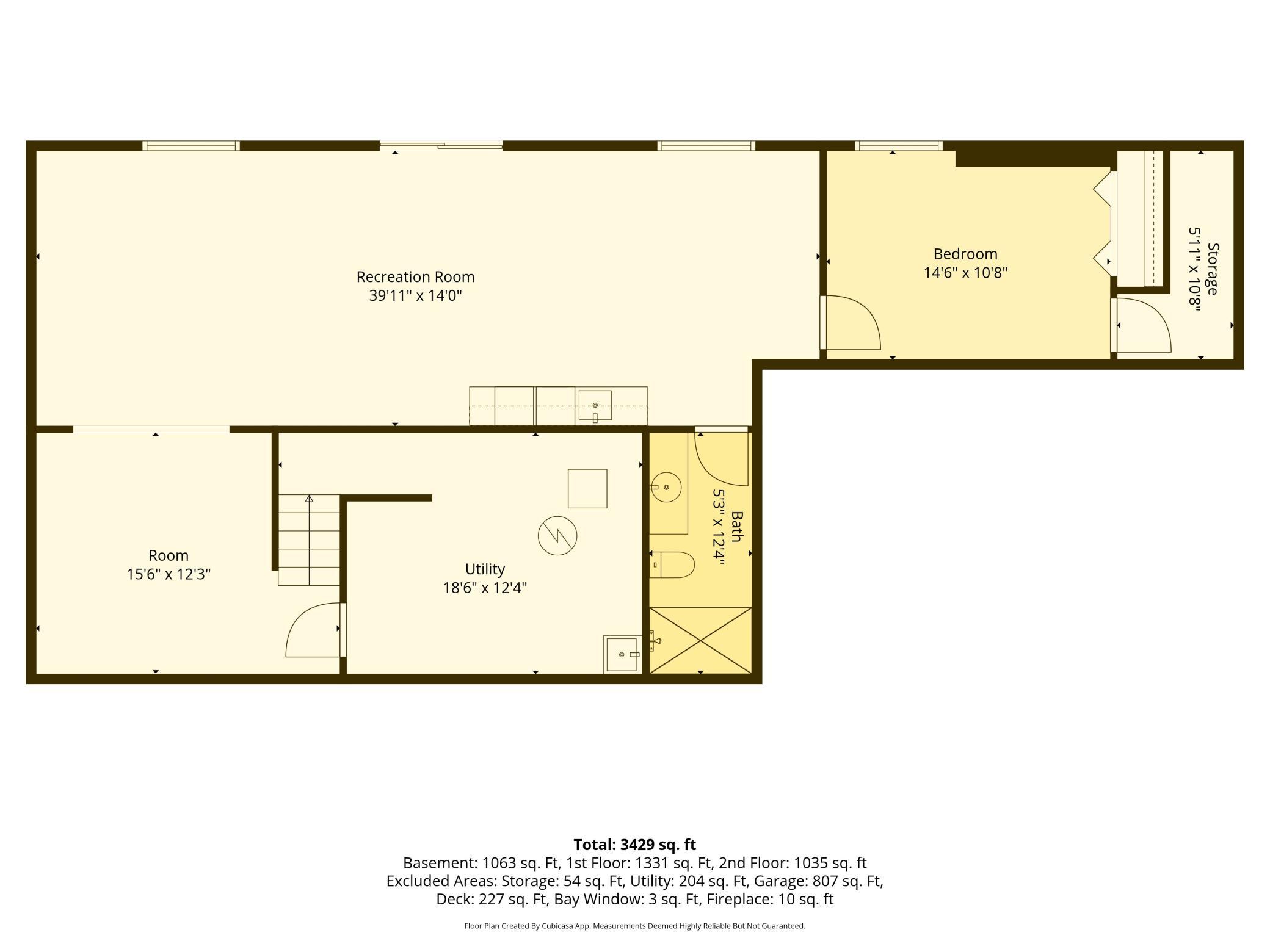 Lower Level Floor Plan