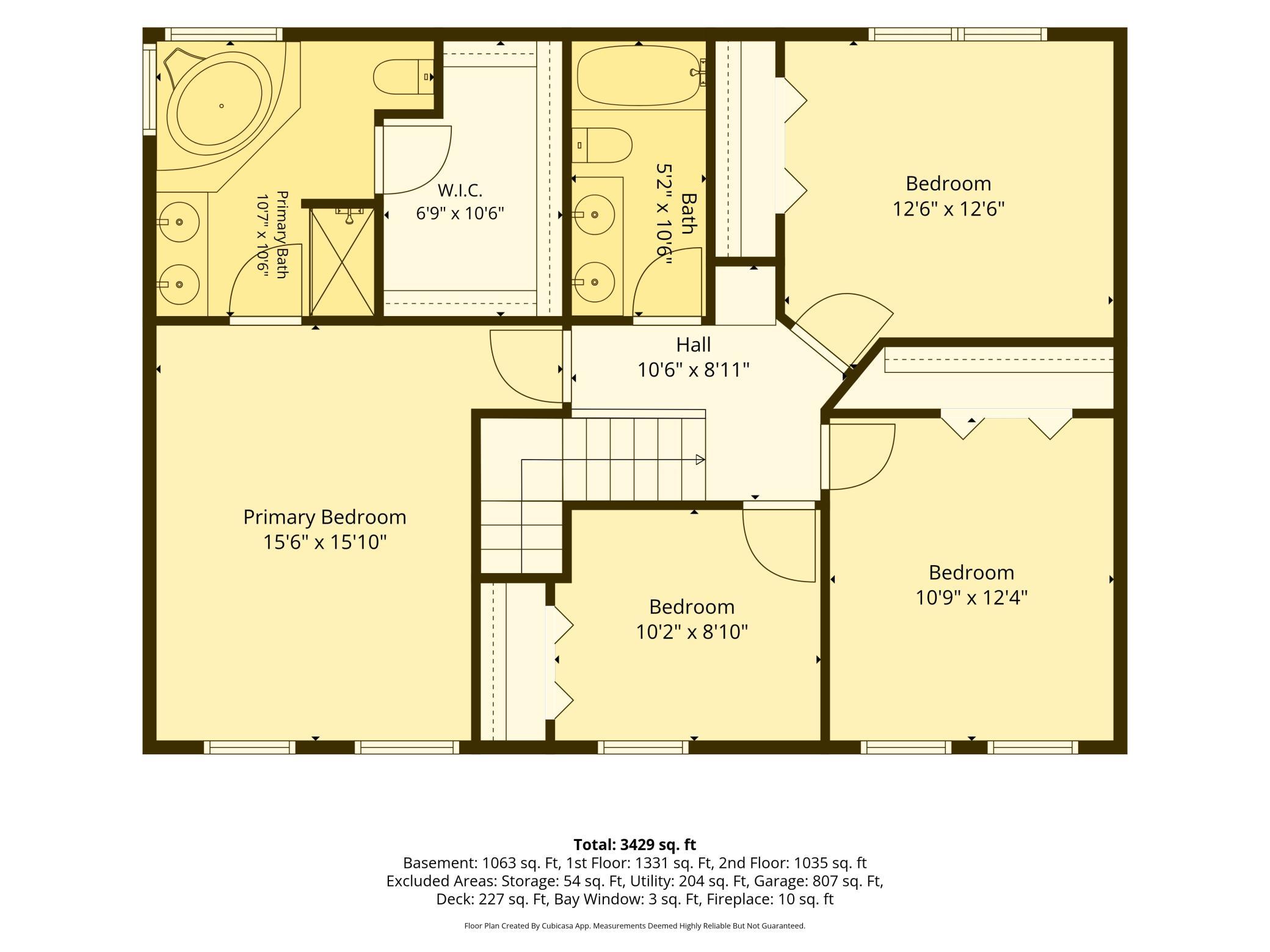 Upper Level Floor Plan