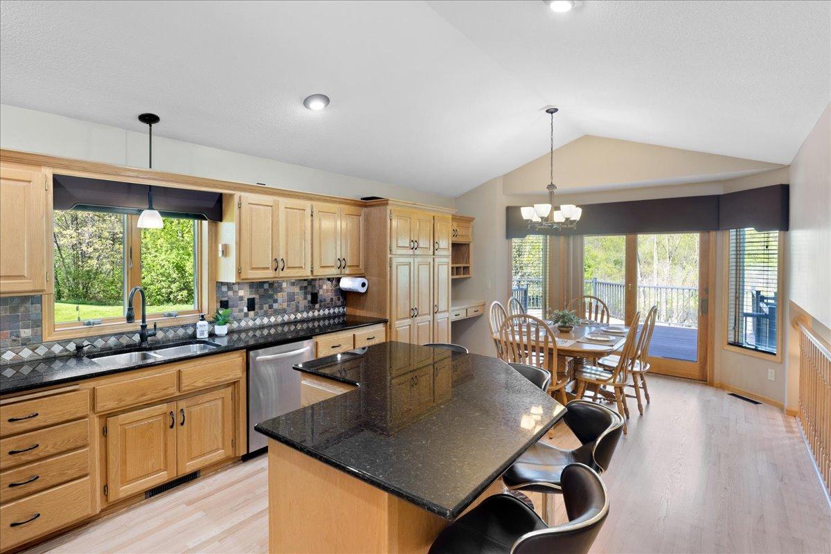 Spacious Kitchen with Deck Access