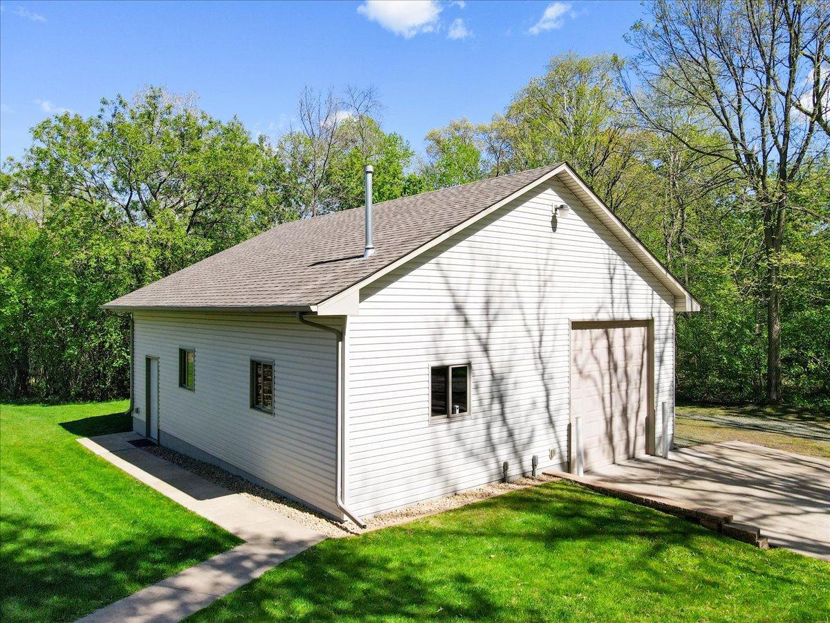 Detached Heated Garage and Workshop Dream Space