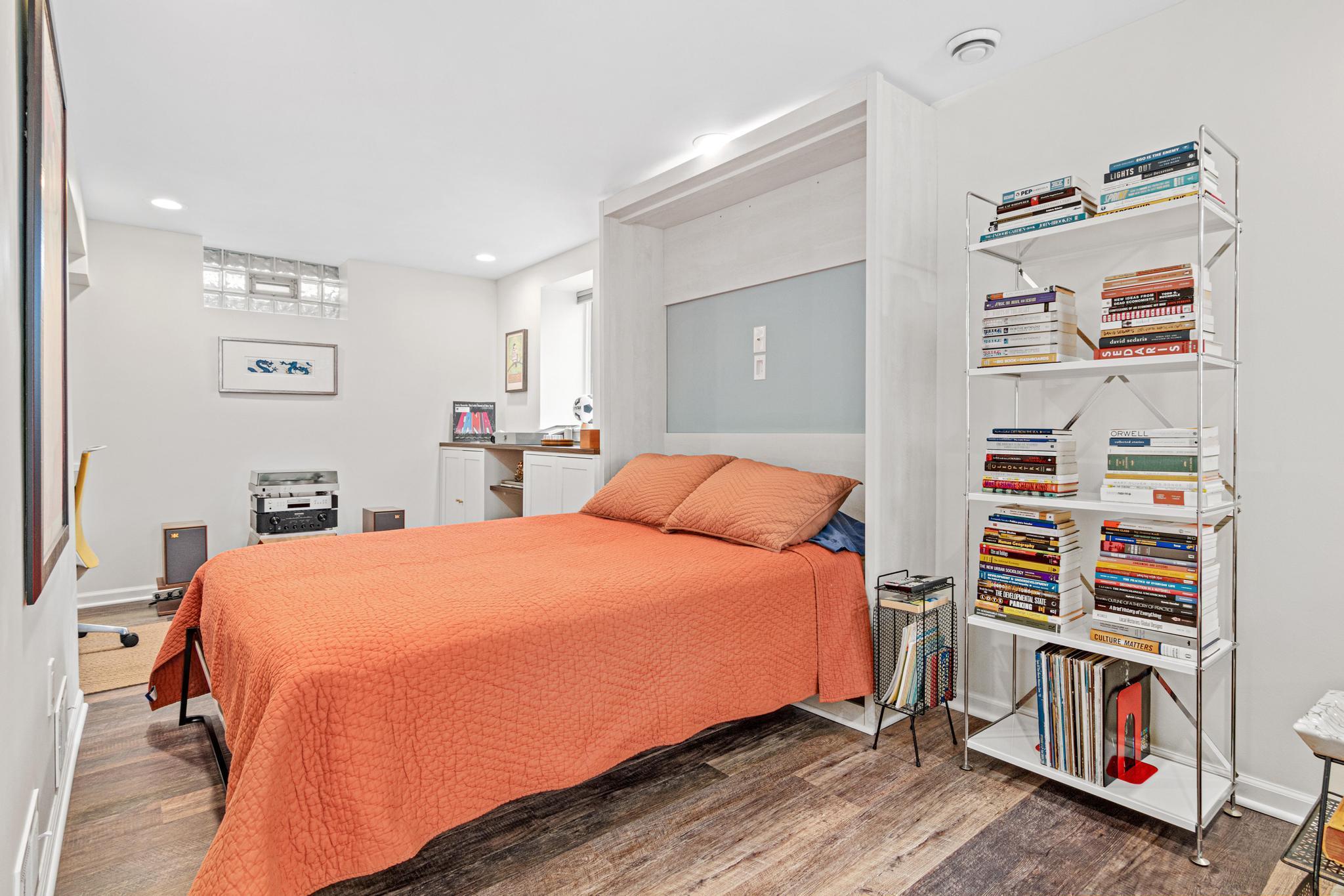 Lower Level Bedroom with Murphy bed