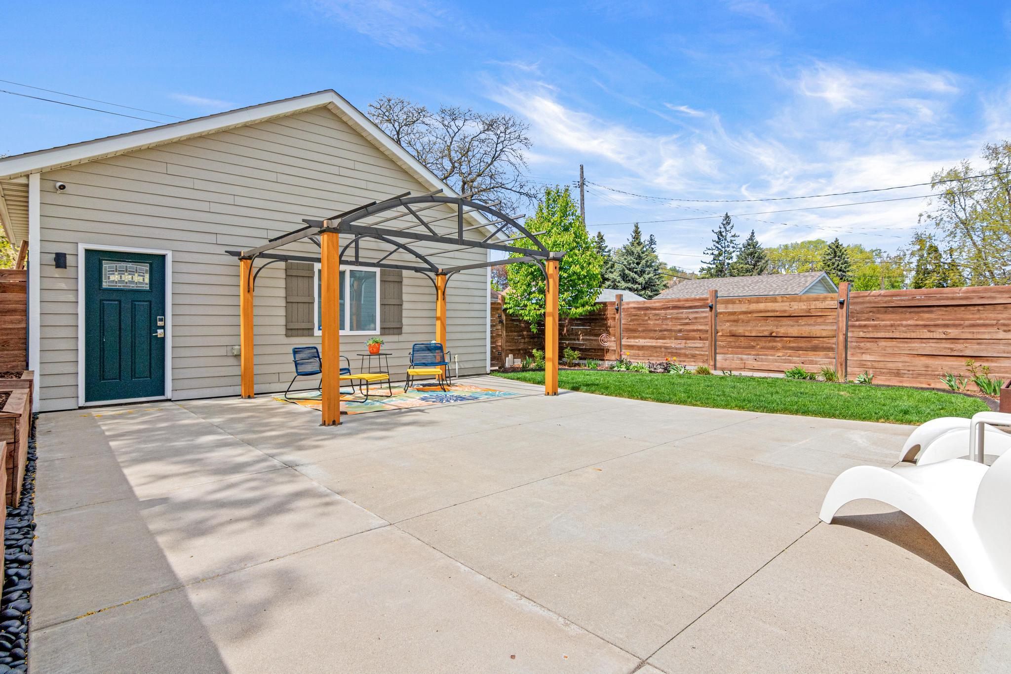 Back yard/ Patio