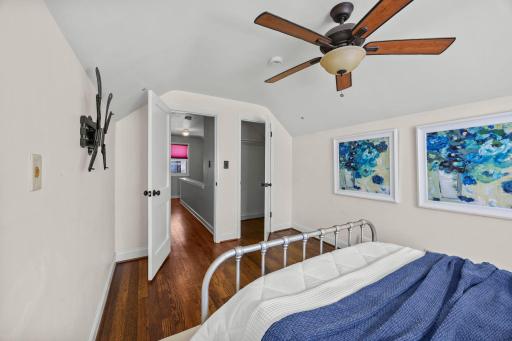 Upper level offering a cozy, private retreat.