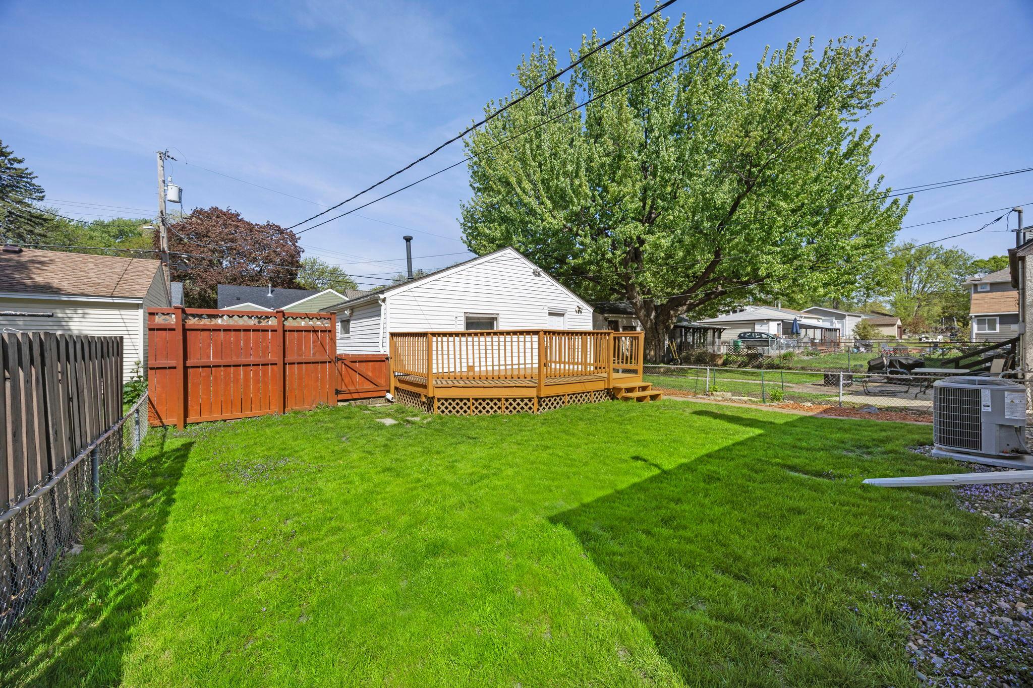 A fully fenced backyard, perfect for outdoor entertaining and everyday enjoyment.