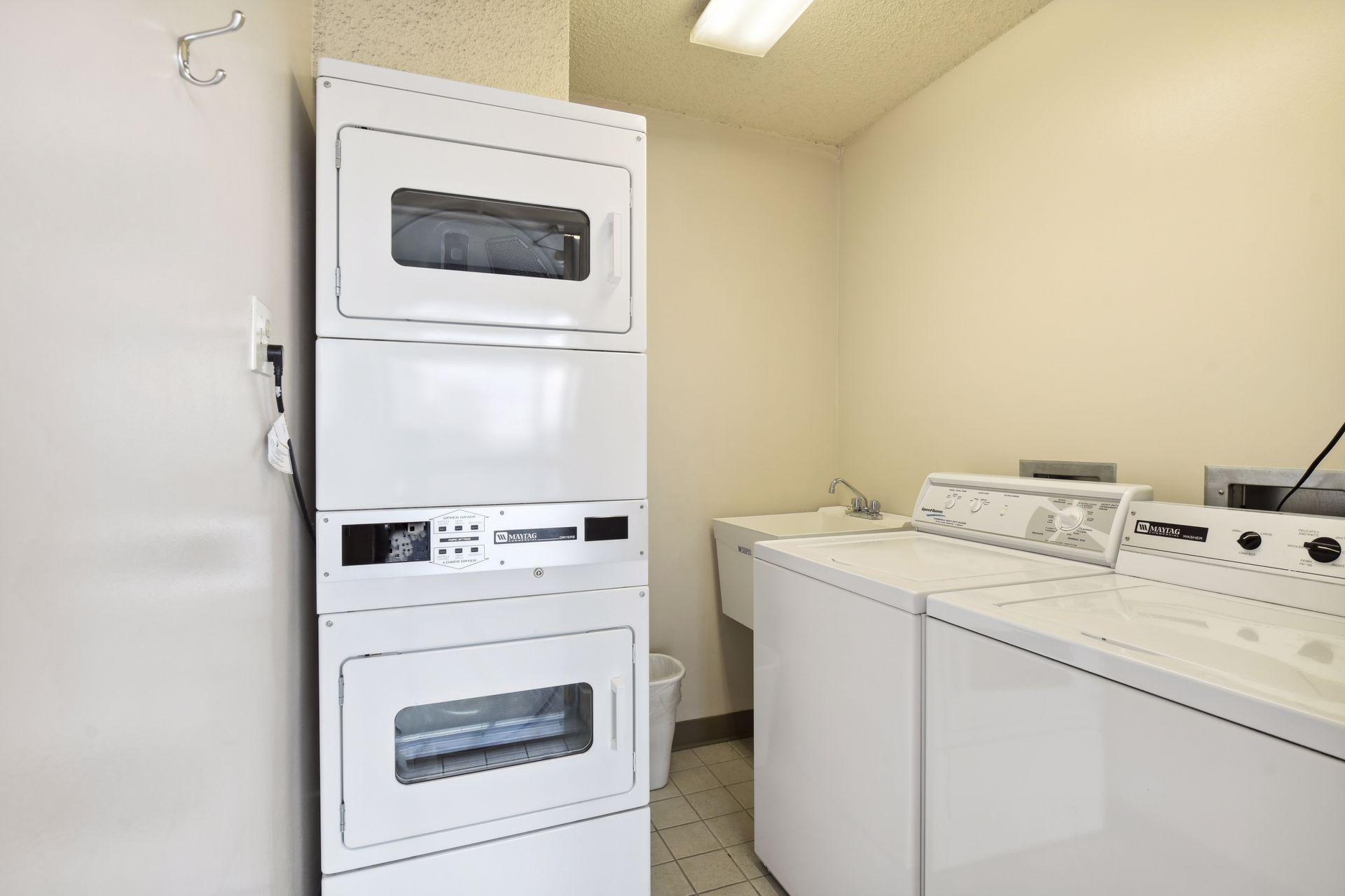 Free laundry on each floor