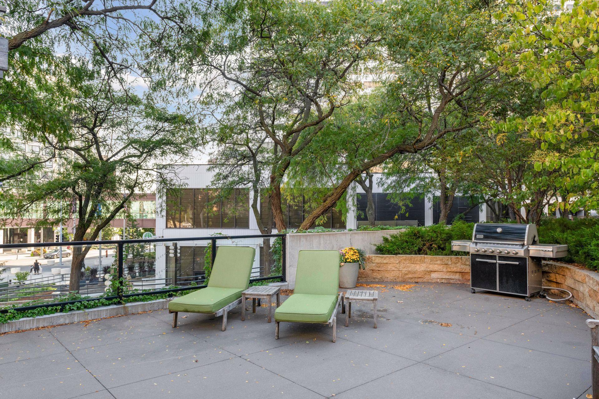 Lots of outdoor space to relax or grill