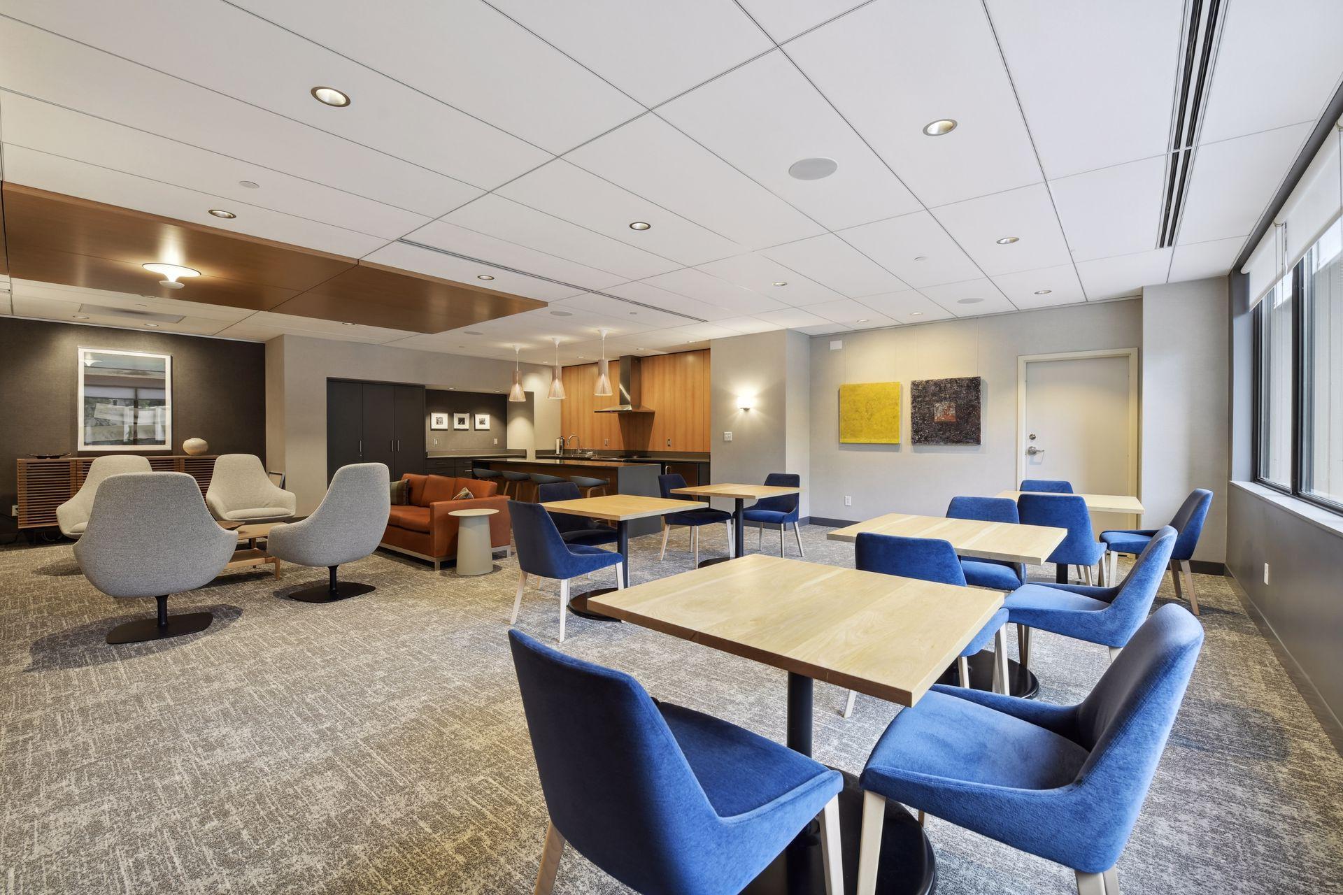 Community room can be reserved by residence for special events or larger gatherings