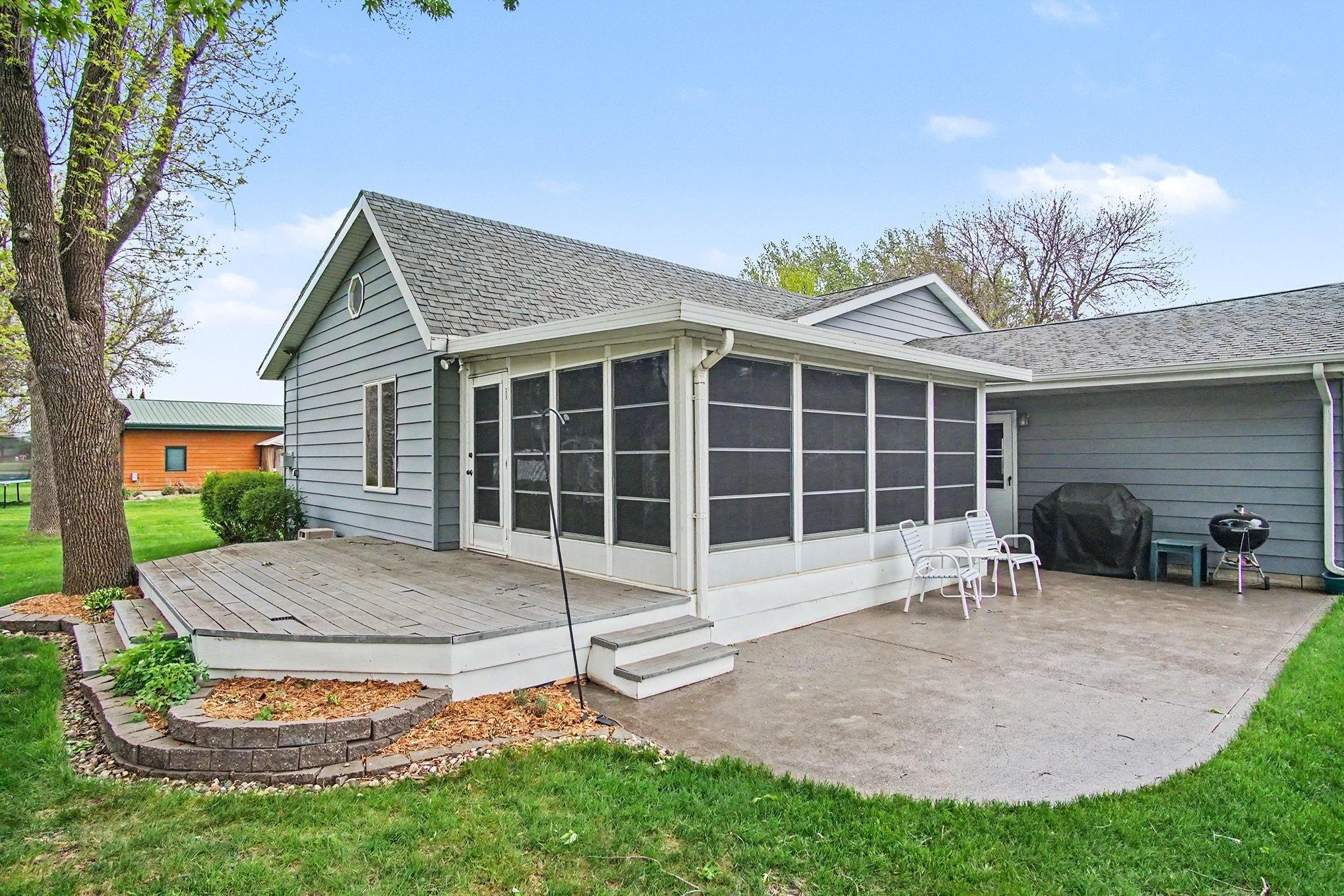 Inviting Patio and deck
