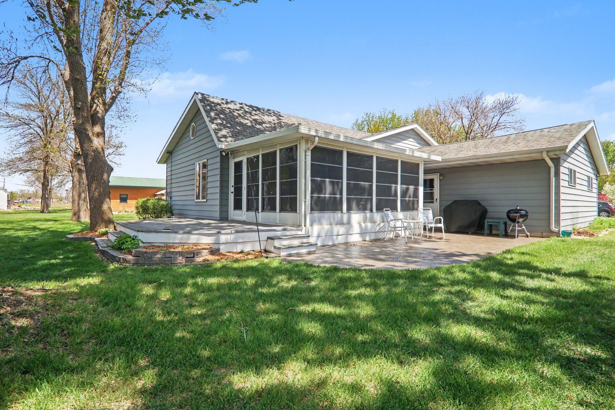 Relax outside the sunporch on patio or deck