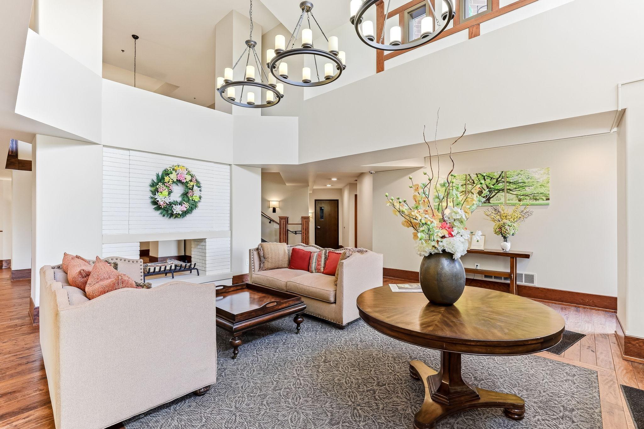 Welcoming lobby area