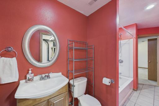 LL full bath conveniently located off the LL bedroom.