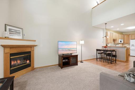 Generous wall space makes the room easy to personalize.