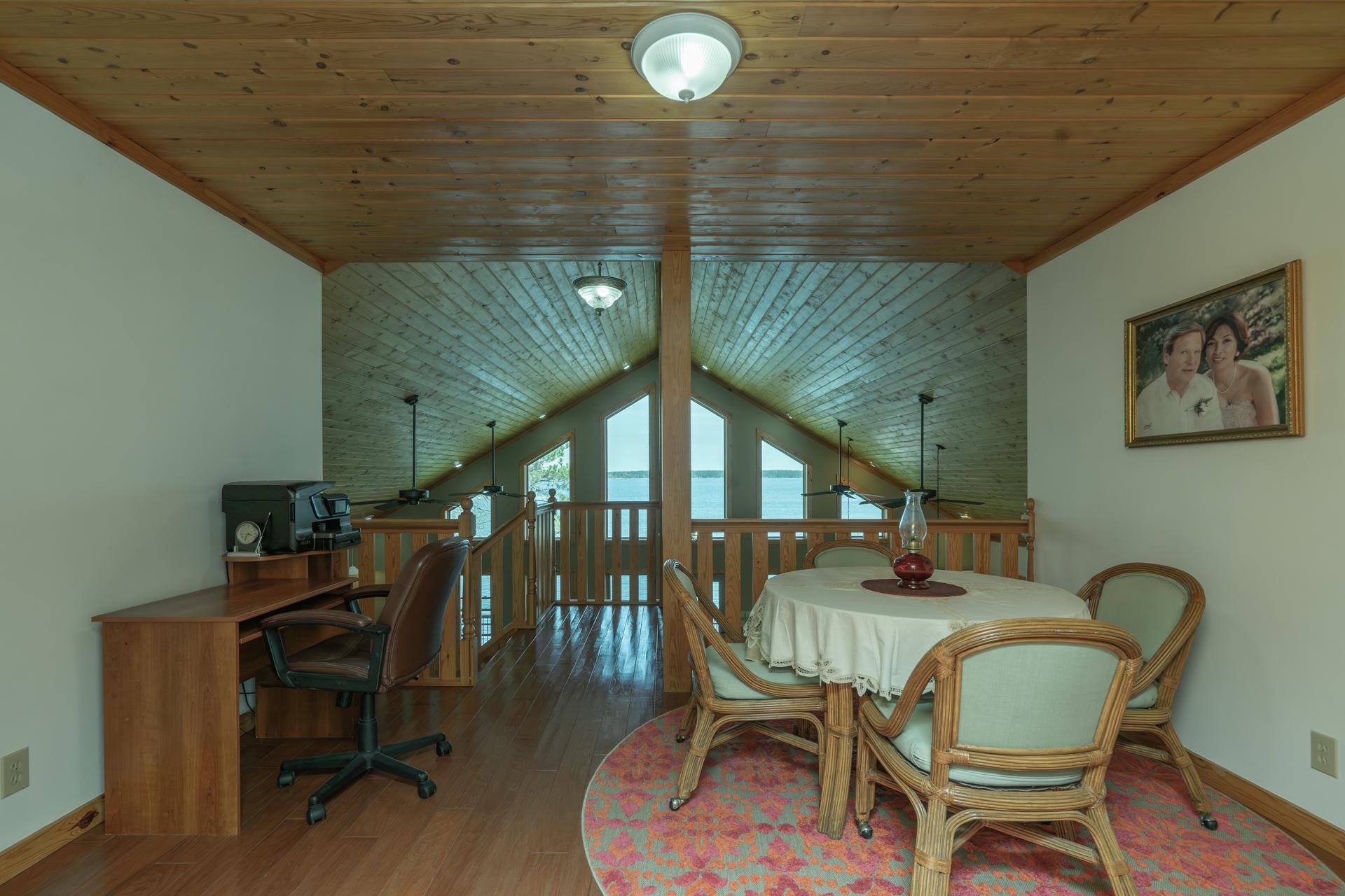 Upper level loft space