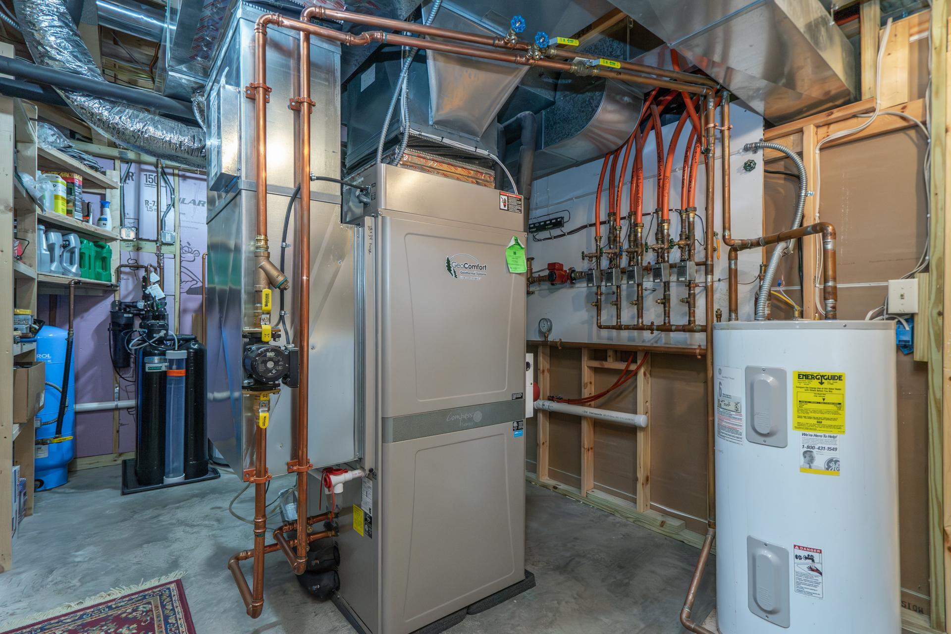 Geothermal heating/cooling