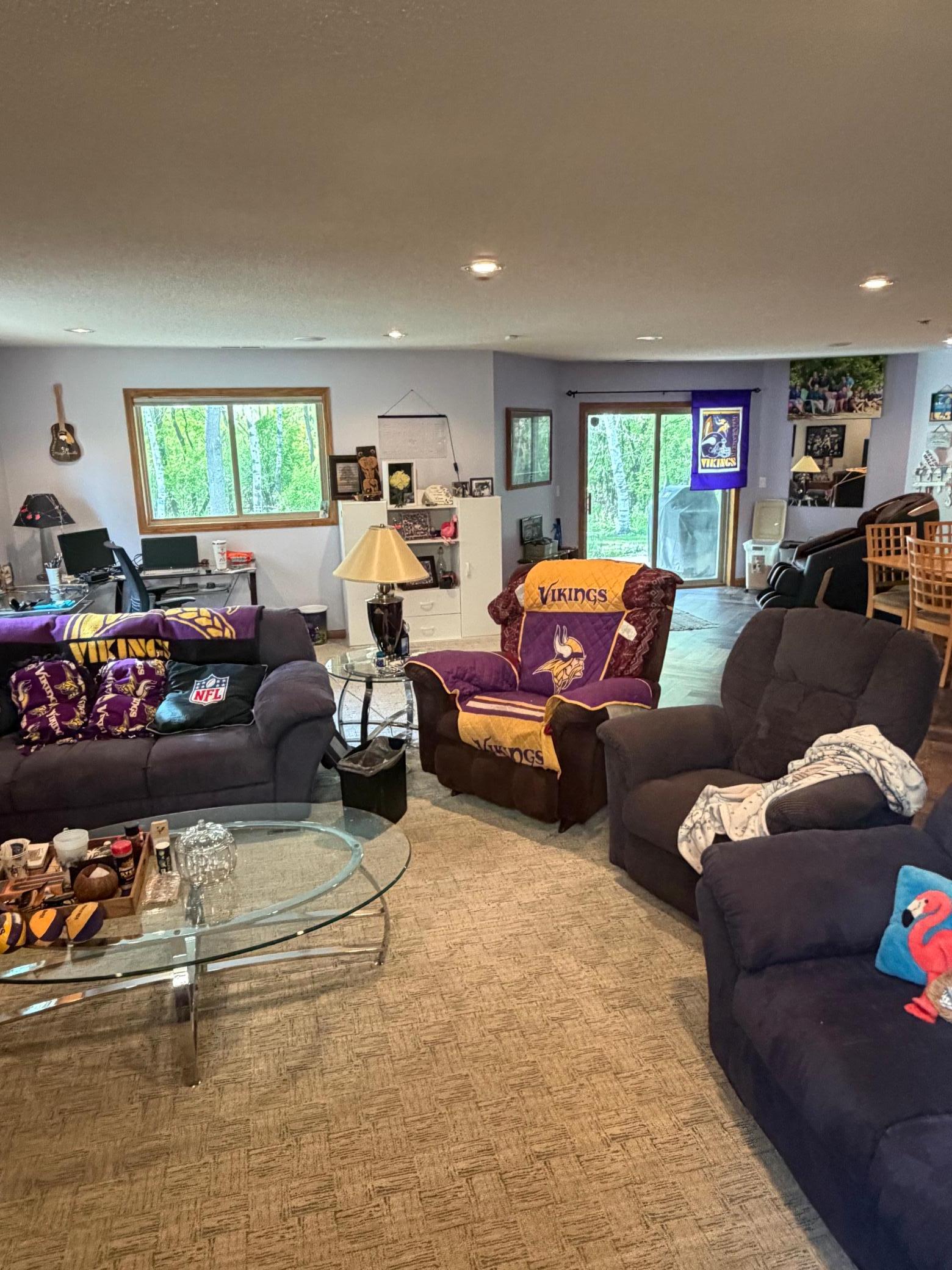 Large Lower Level Family Room.