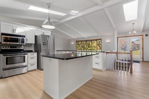 Tons of counterspace for when you're cooking and entertaining guests