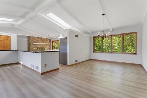 Seperate Dining Space where you can create a more formal dining feel