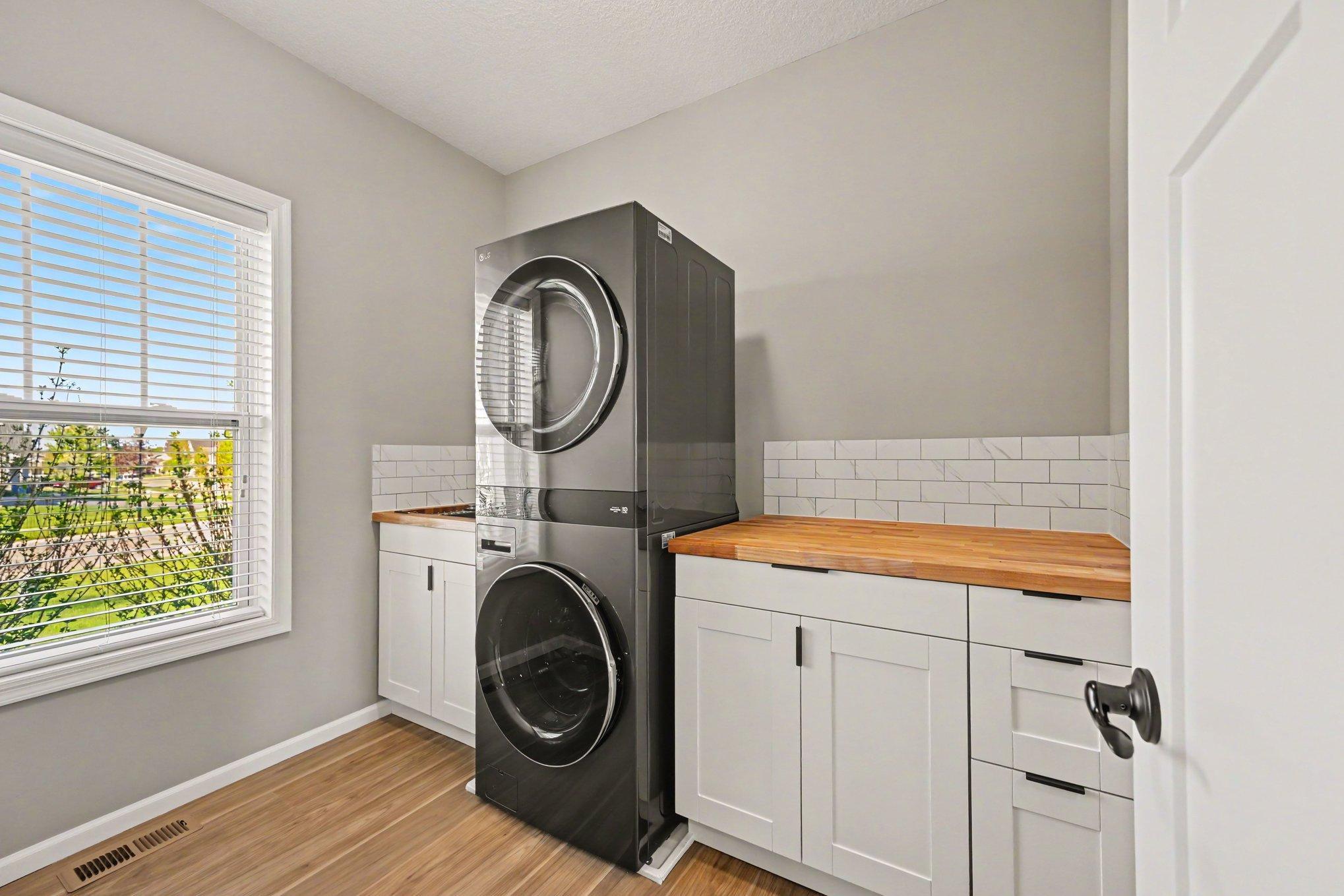 Main level laundry finished in 2025