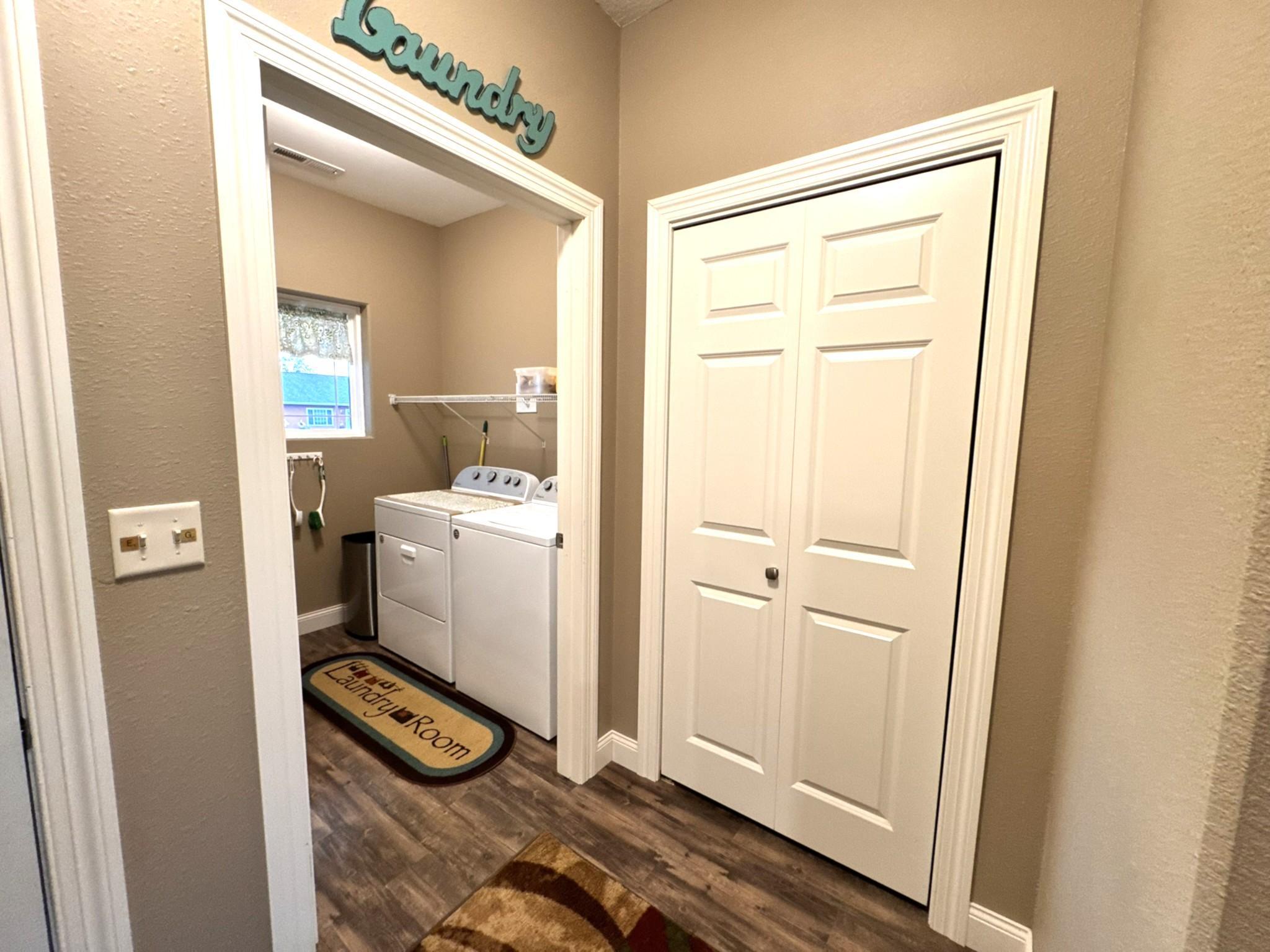 Hallway looking into the Laundry room towards the garage.JPEG