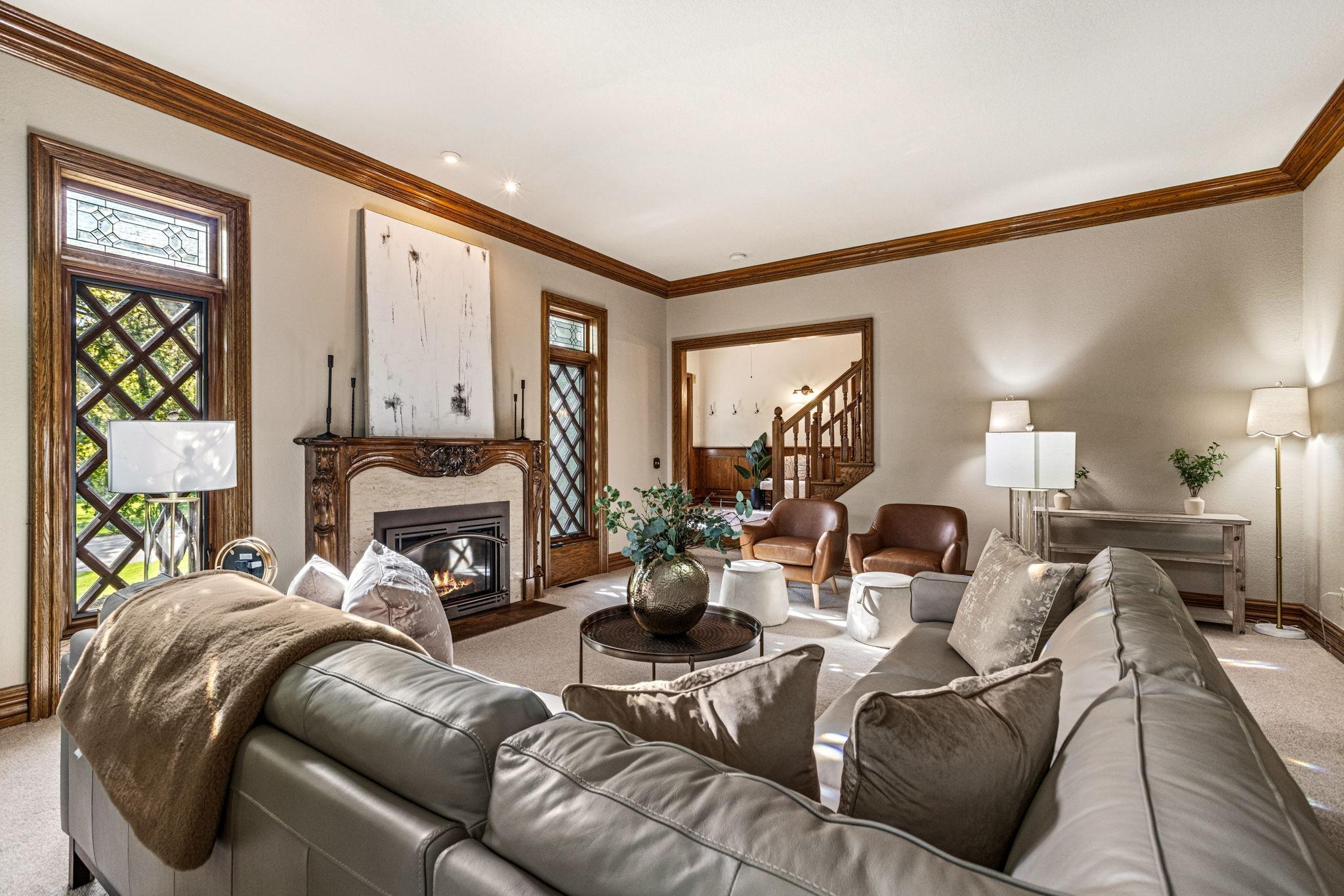 Another view of the formal living room.