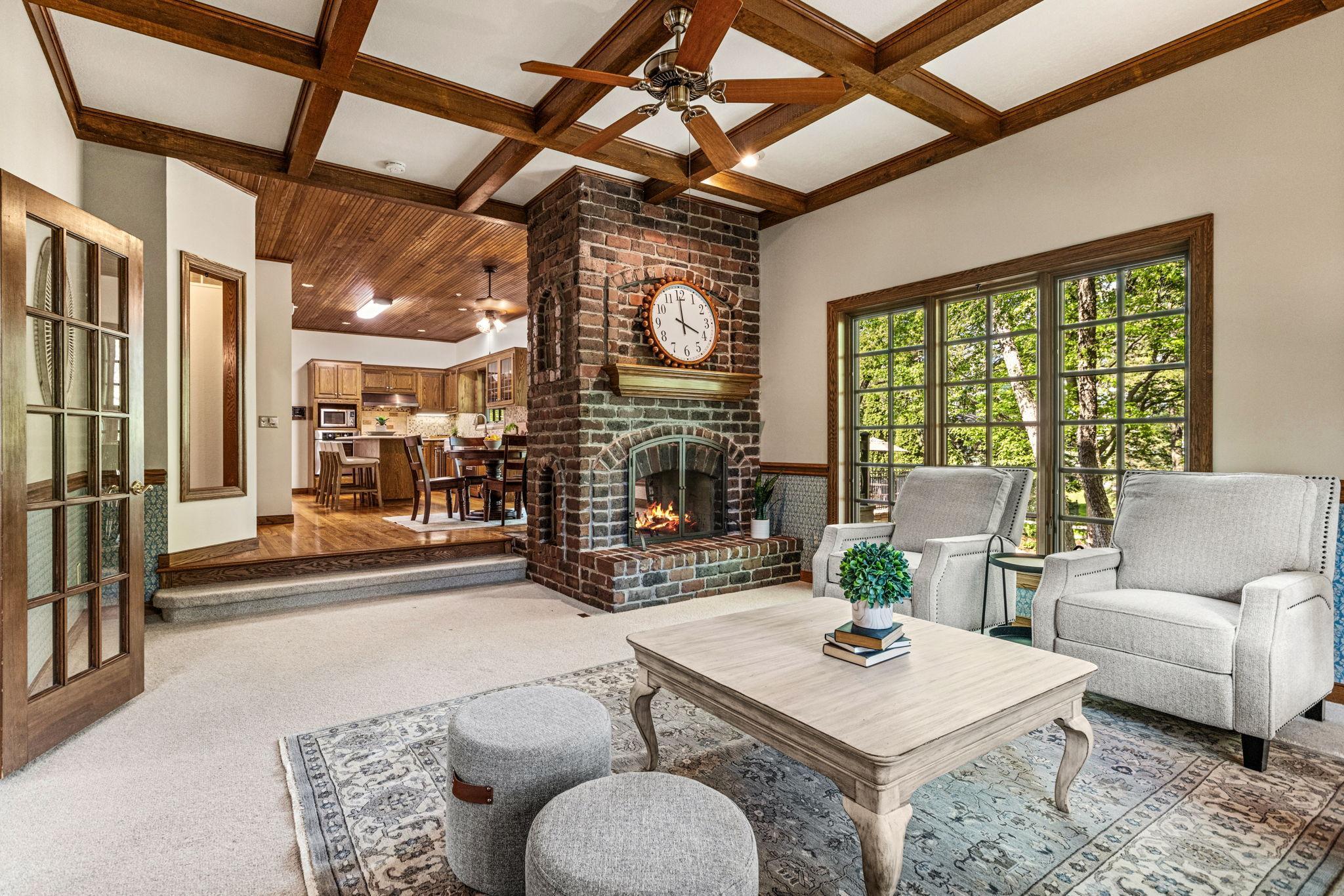 Another view of the main floor family room.
