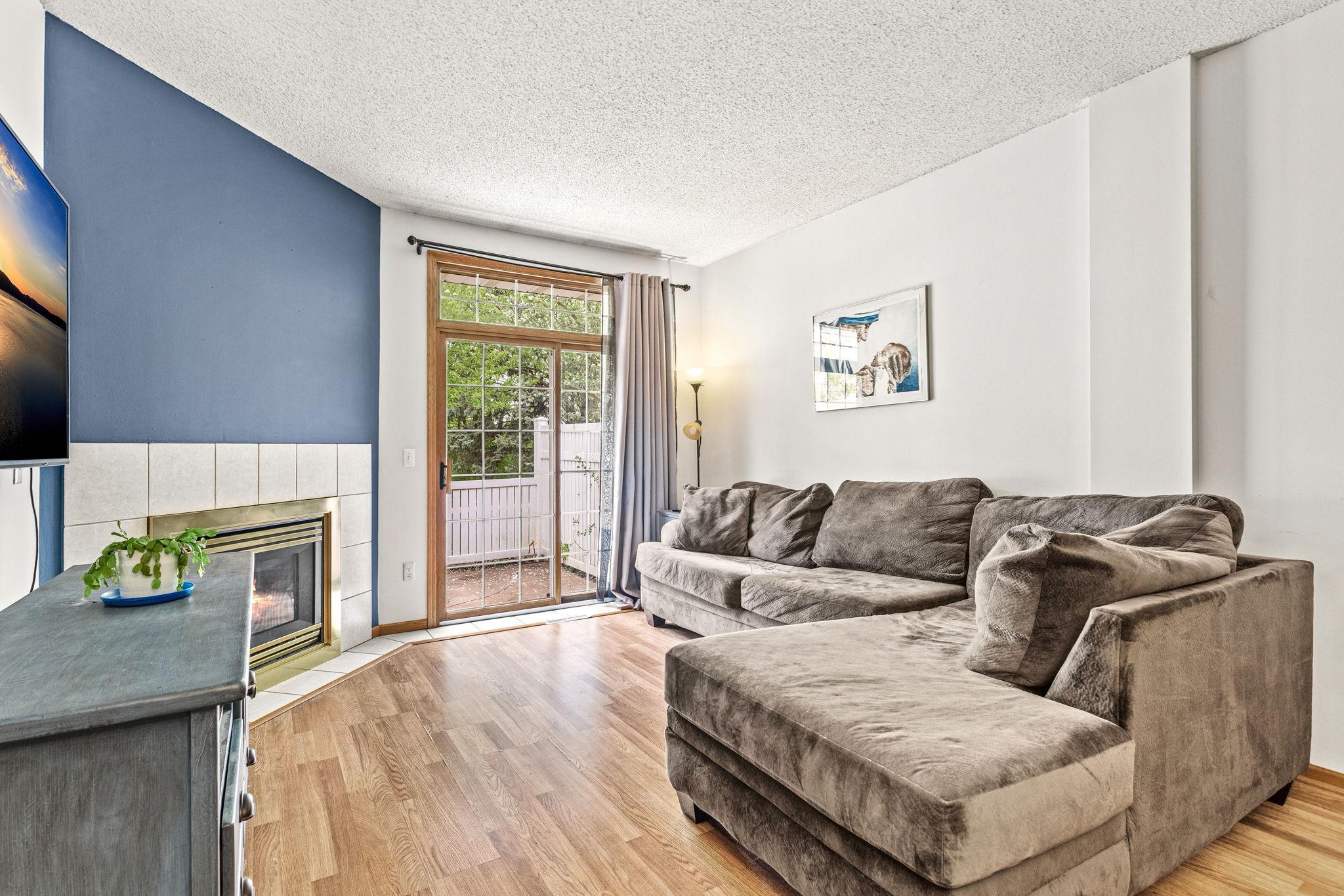 sliding door to patio