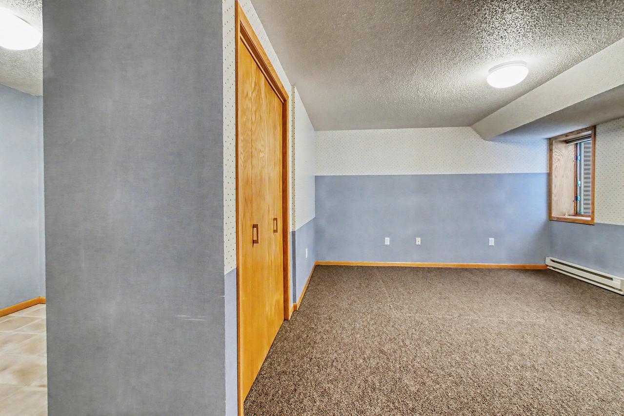Basement Bedroom w/ Bonus room to the left