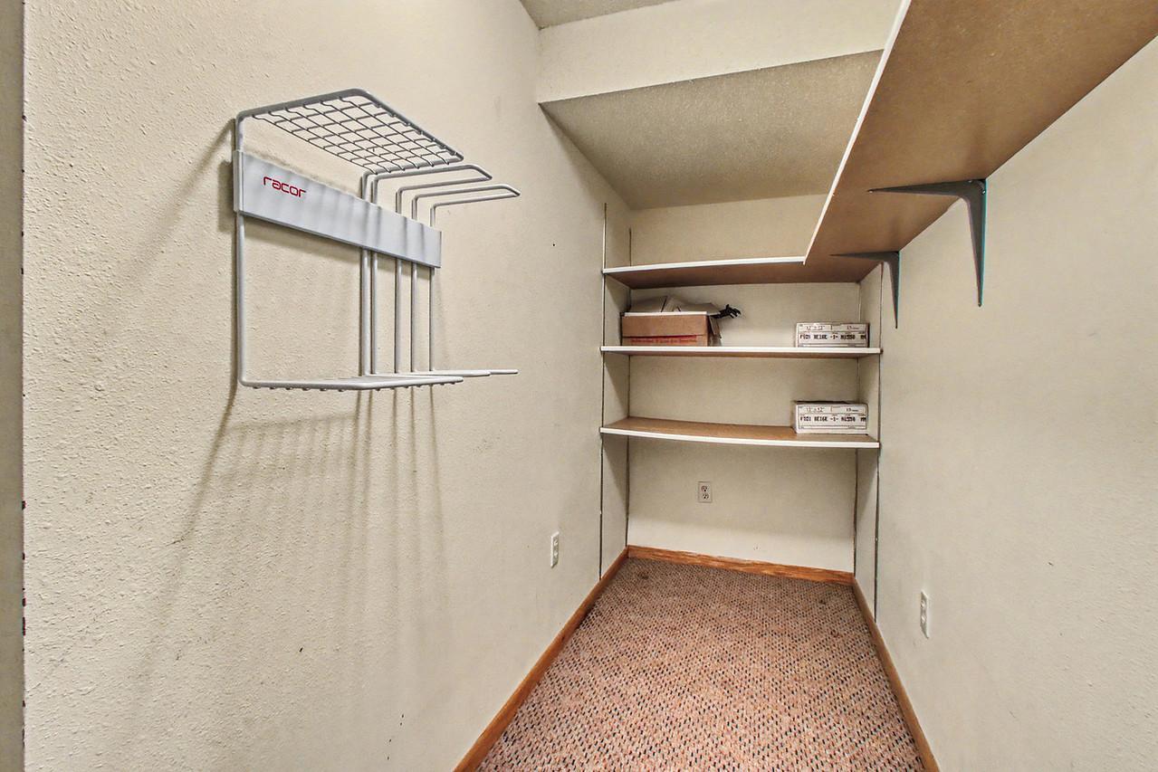 Basement Storage Closet