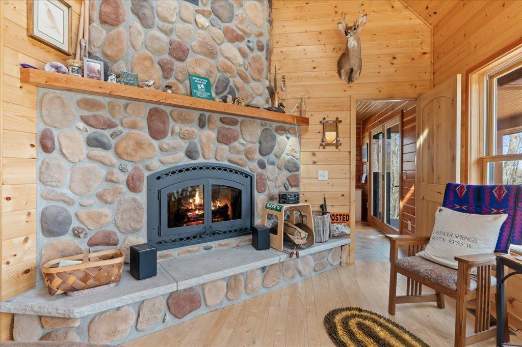 Beautiful Stone Fireplace