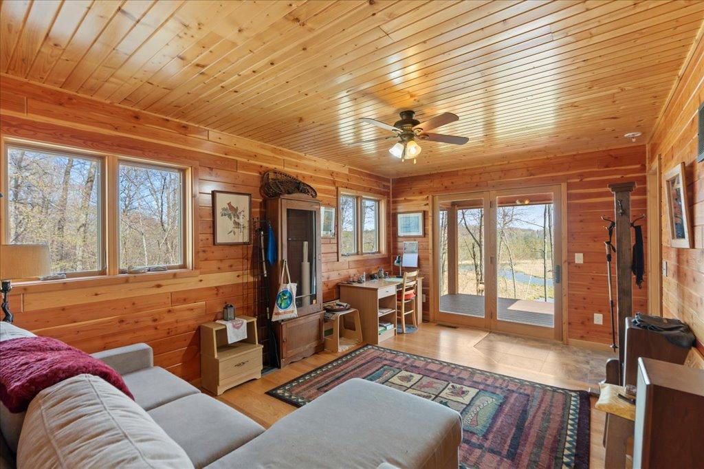 Family Room Overlooking Tamarack Trees