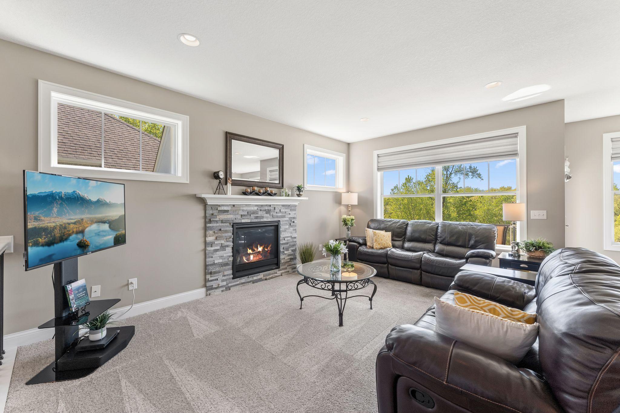 Wetlands views and custom window treatments