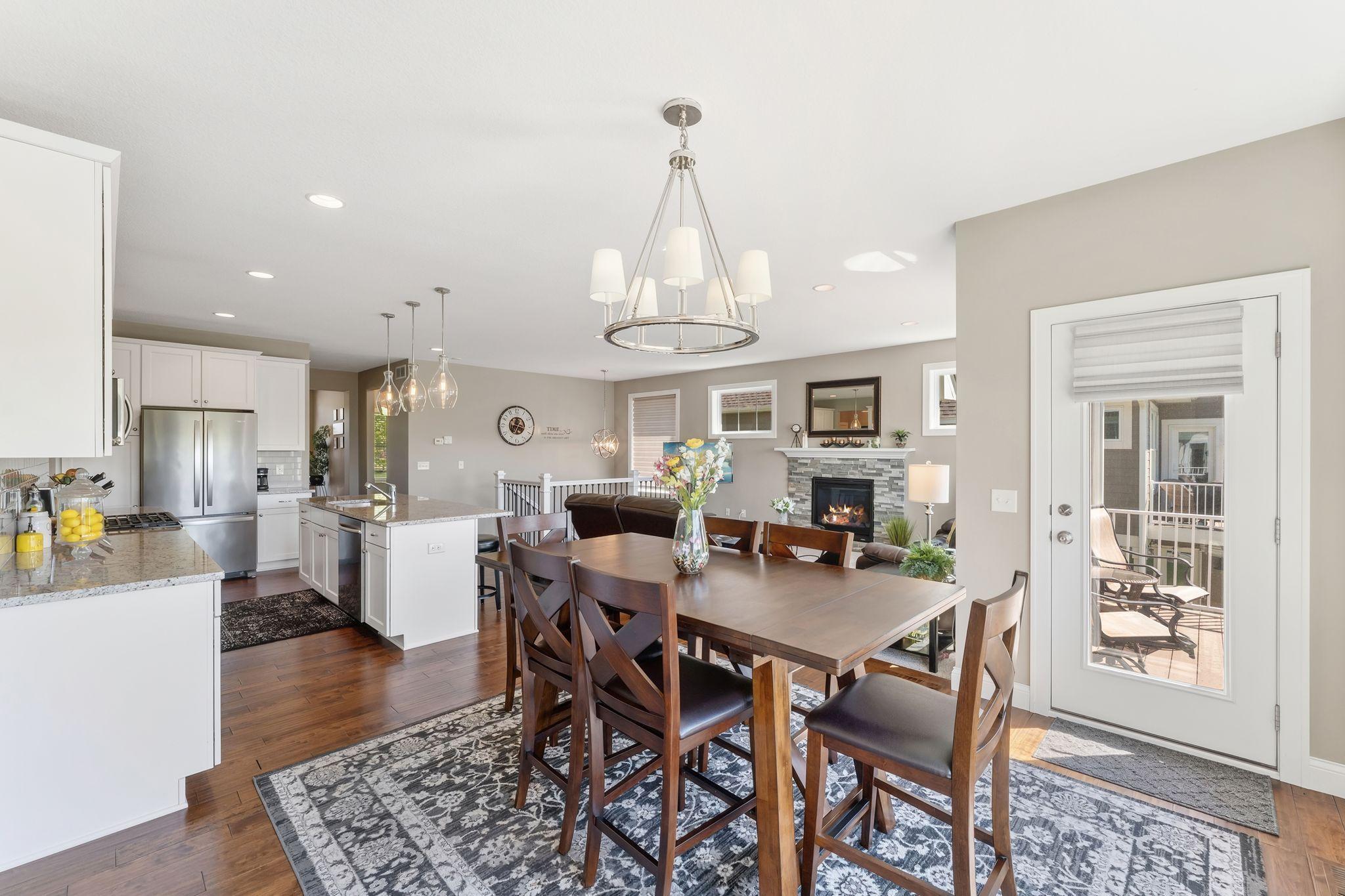 Dining adjacent to kitchen