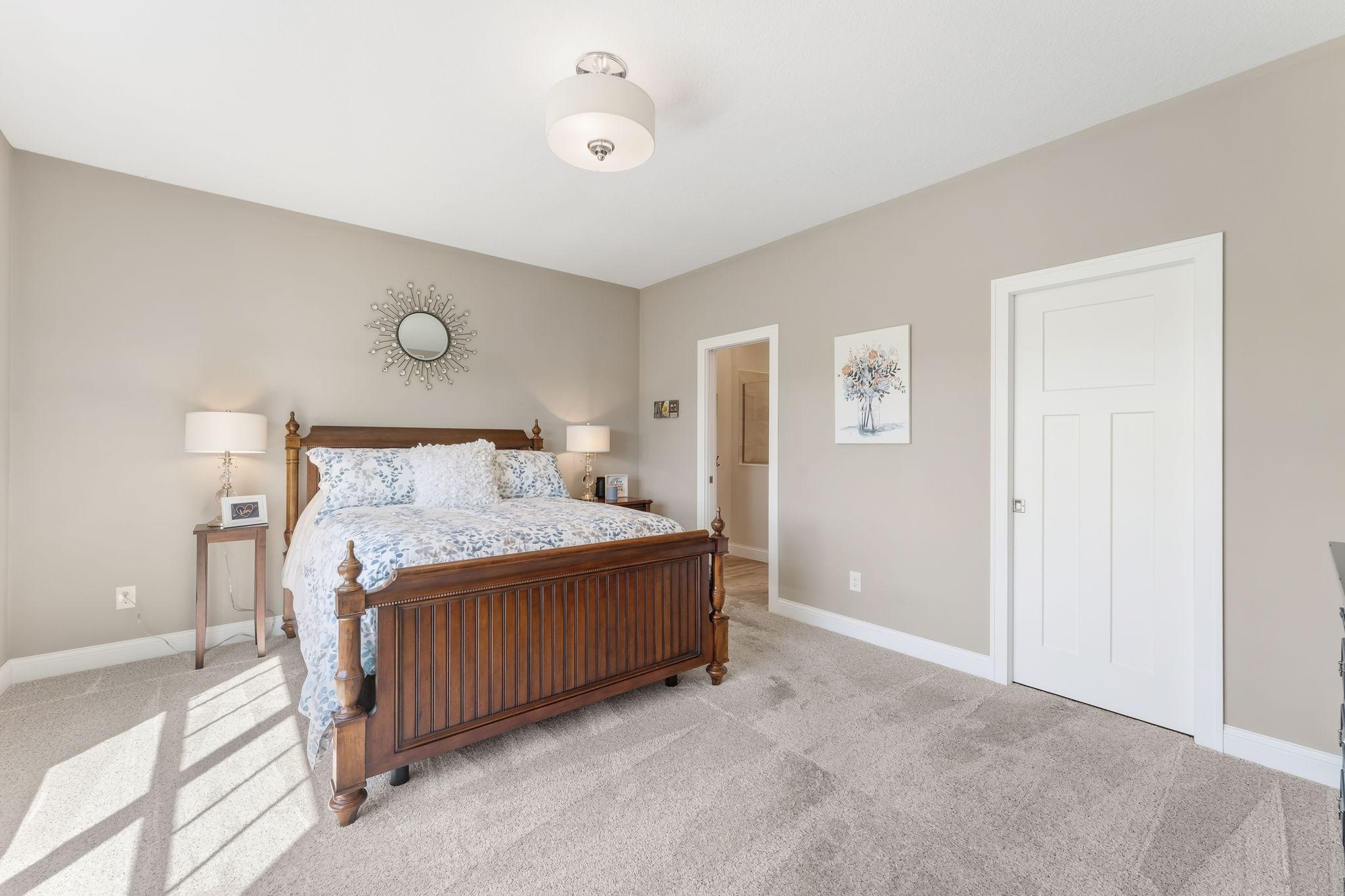Spacious for a king bed
