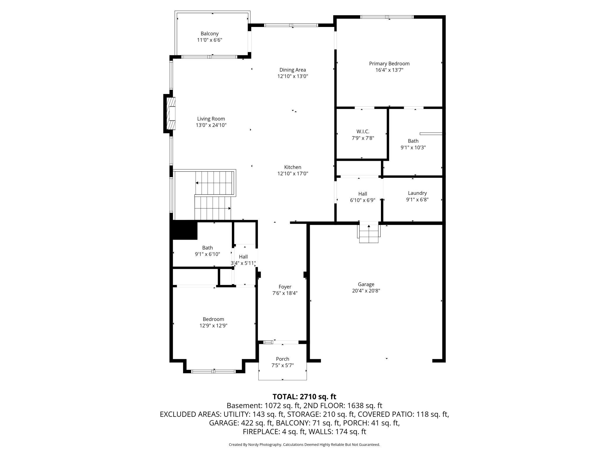 Main level floor plan