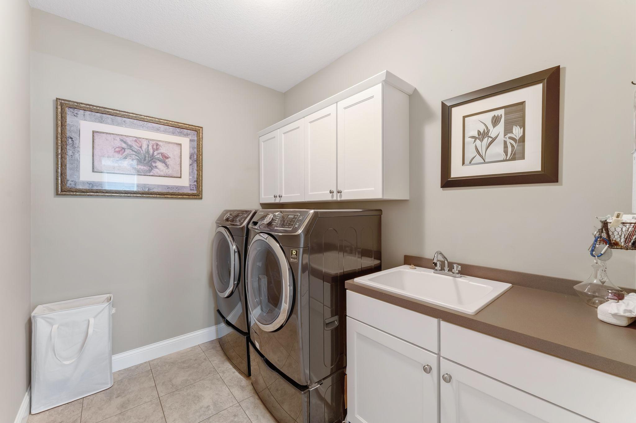 Main floor laundry room