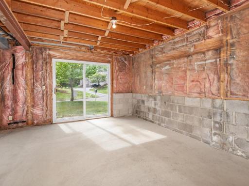 Ready for new construction to make an amusement room.
