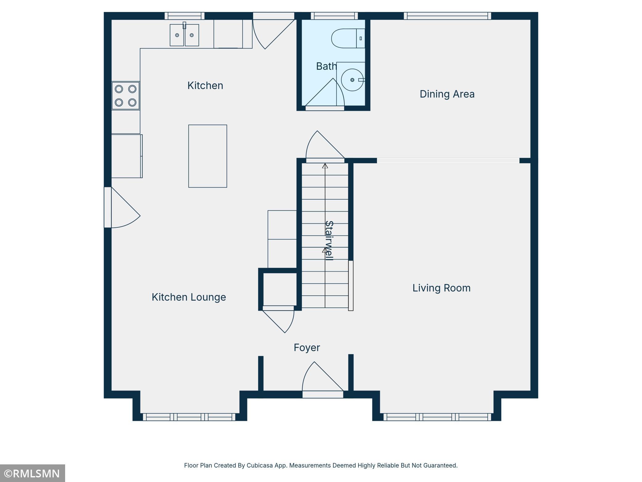 Main Level-created using CubiCasa
