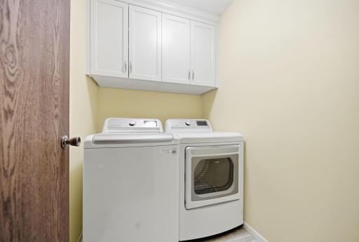 Upper level laundry